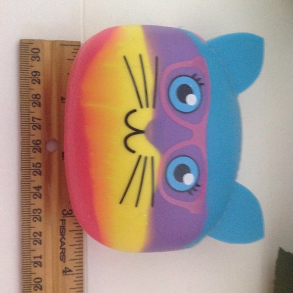 NWOT Silicone Coin Purse Cat Face with Ears - Picture 7 of 10